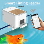 Automatischer Fischfutterspender für Aquarium mit WLAN und App-Steuerung