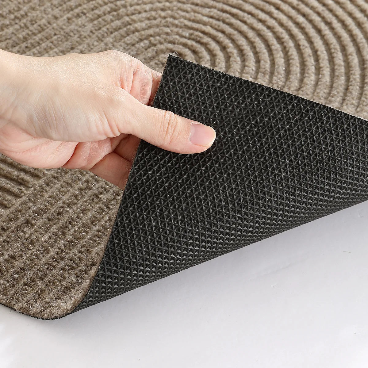Durable Polyester Doormat for Indoor and Outdoor Use