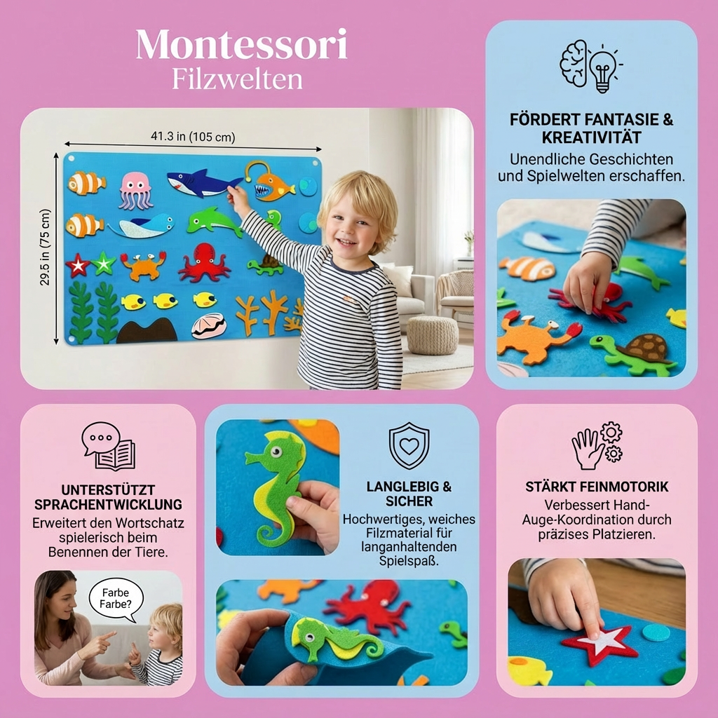Felt Worlds in Montessori Style