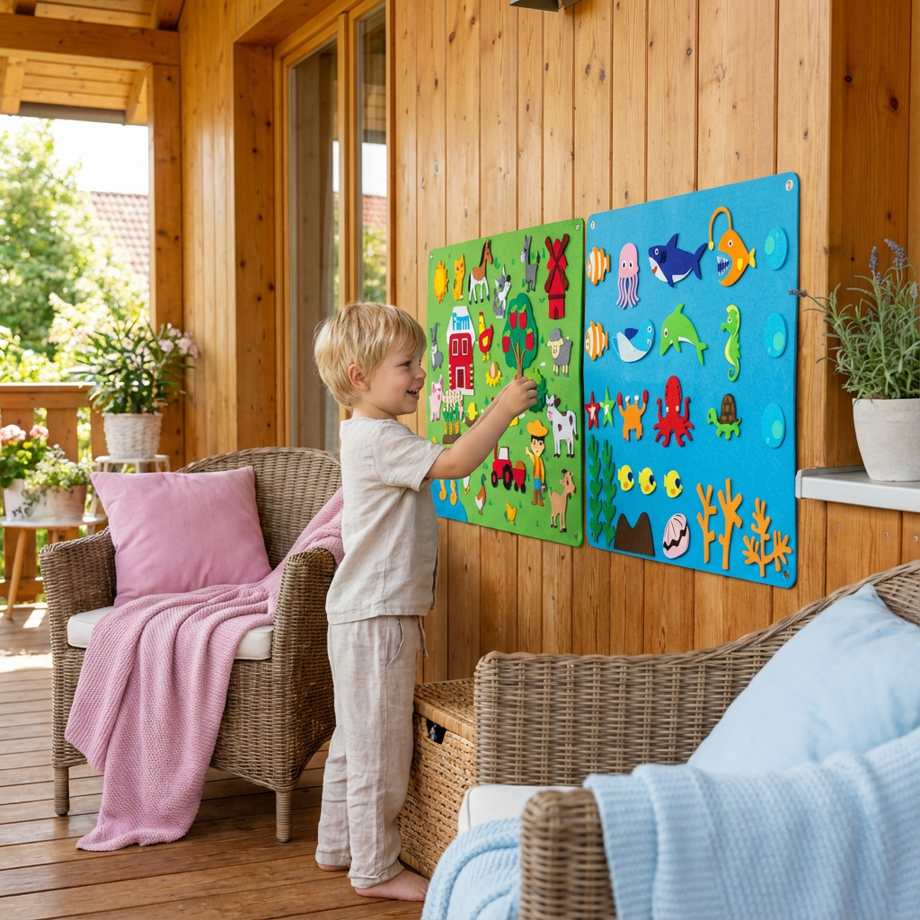 Felt Worlds in Montessori Style