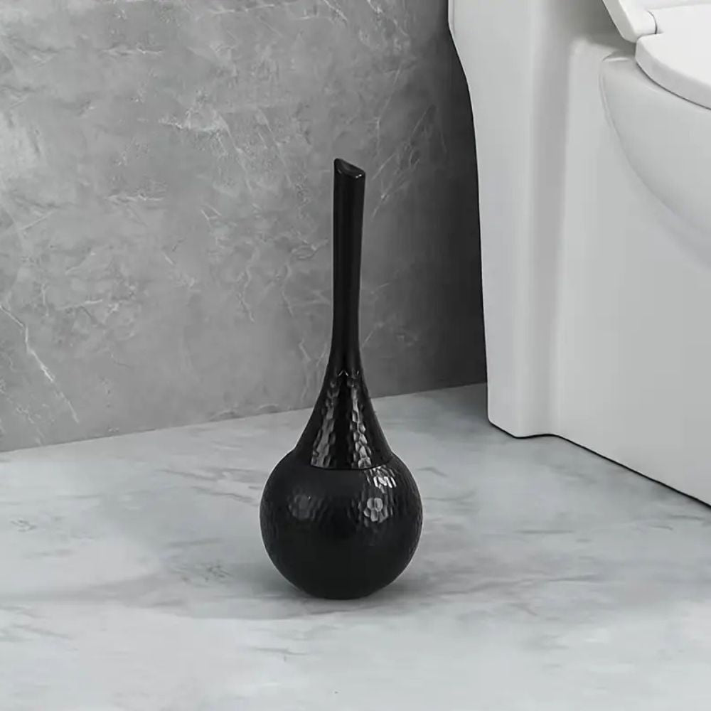Elegante Toilettenbürste mit Halter | Stilvolle Badezimmerreinigung