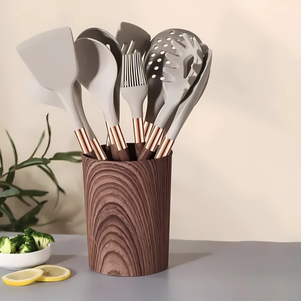 Versatile Silicone Kitchen Utensil Set - 10 Pieces for Every Cook