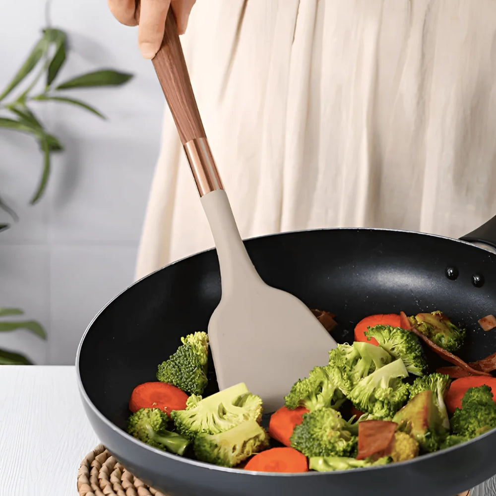 Versatile Silicone Kitchen Utensil Set - 10 Pieces for Every Cook