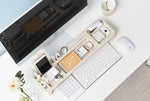 Storage Shelf Organizer for Computer Workstations