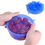 6 Reusable and Stretchable Silicone Tank Lids