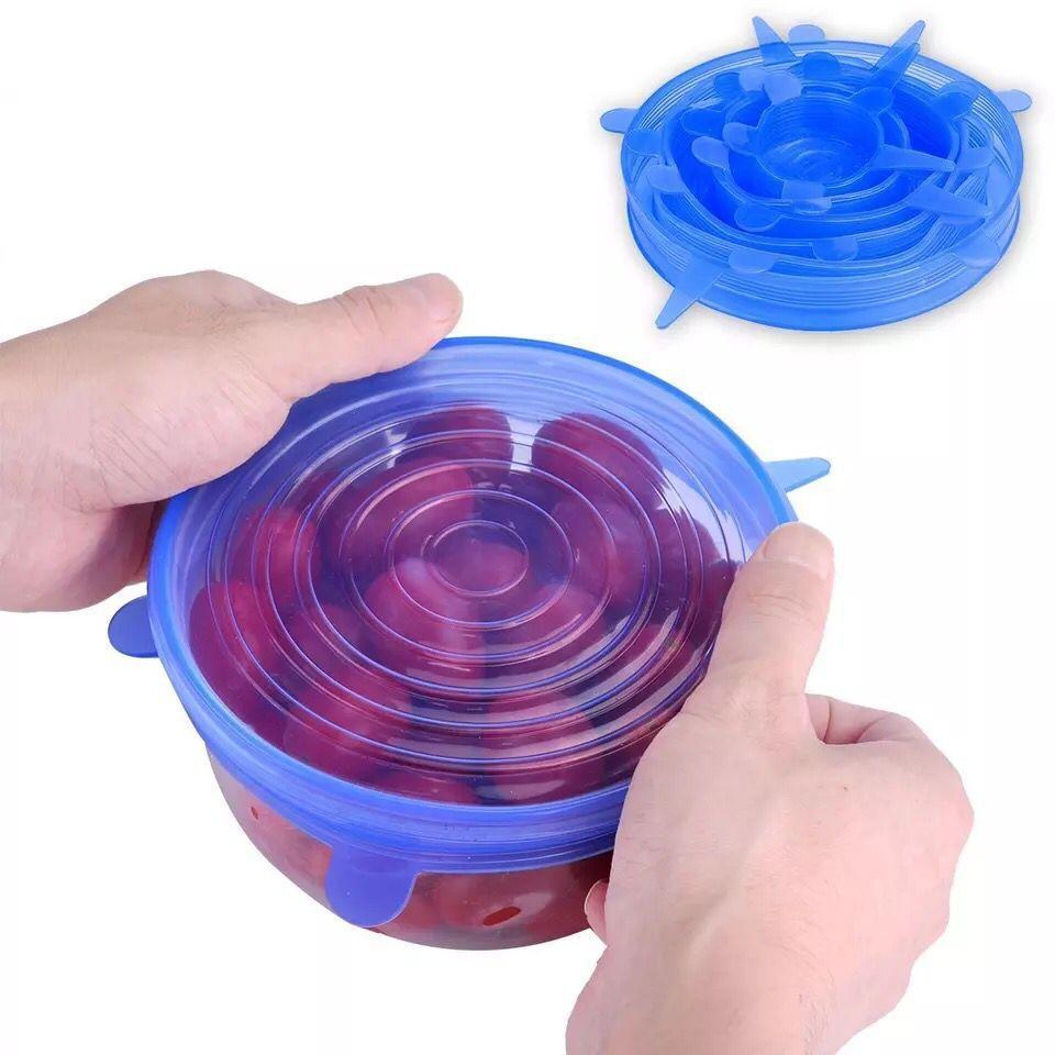 6 Reusable and Stretchable Silicone Tank Lids