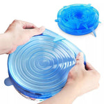 6 Reusable and Stretchable Silicone Tank Lids