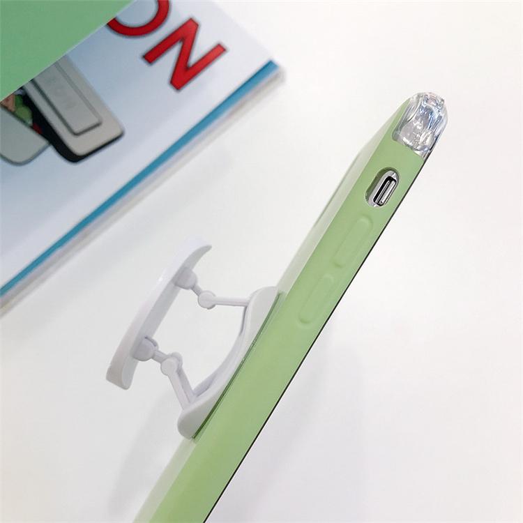 Matte Silicone Case for iPhone with Ring