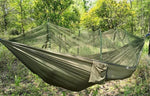Hammock with mosquito net for campers – parachute material