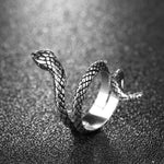 Snake Ring in Silver - Elegant Piece of Jewelry
