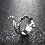 Snake Ring in Silver - Elegant Piece of Jewelry