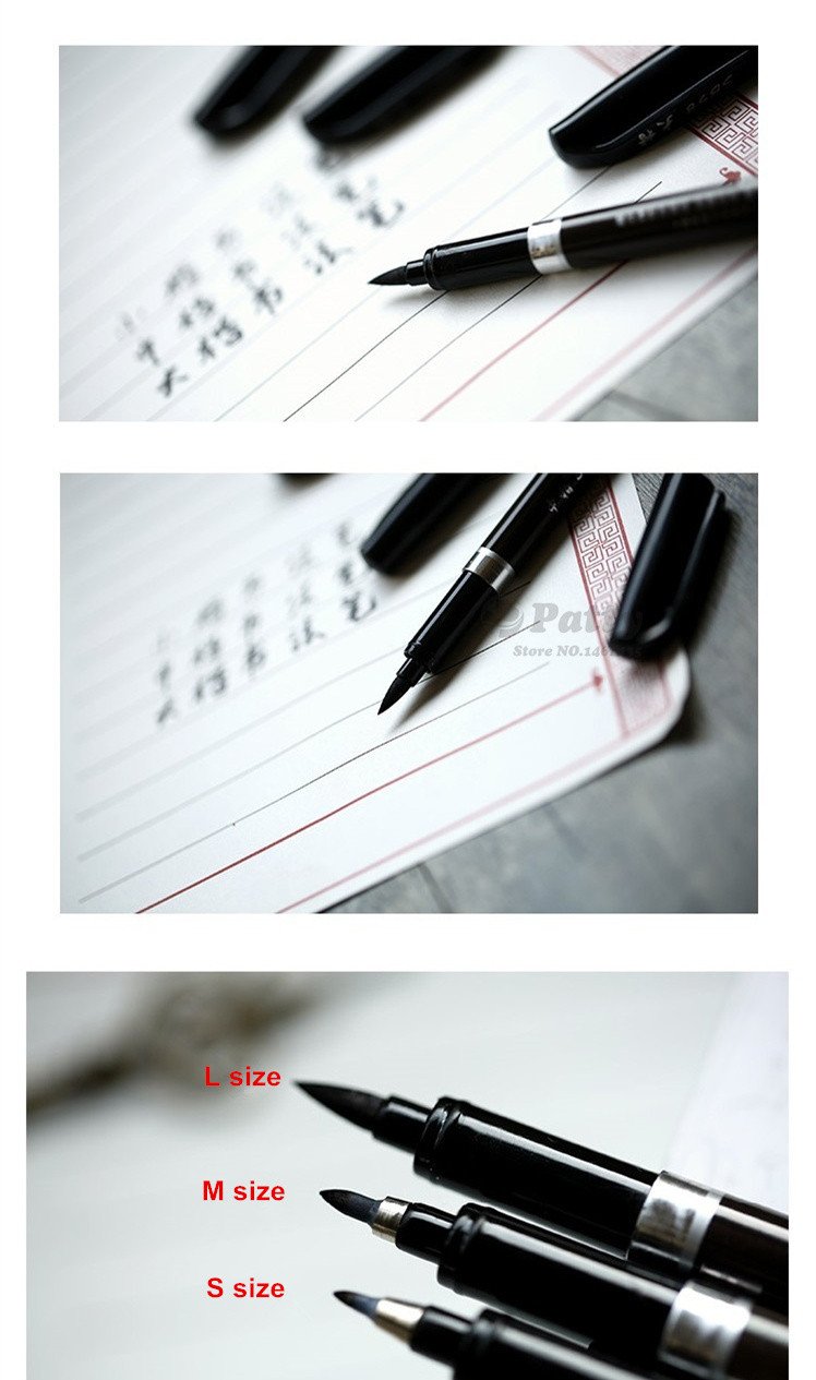 Brush Calligraphy Pens - 3 Pack