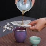 2 creative tea infusers made from Bodhi leaves