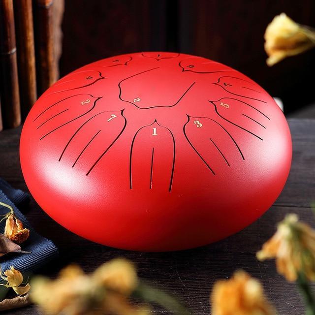 6 Inch 8-Note Steel Tongue Drum | HarmoniX