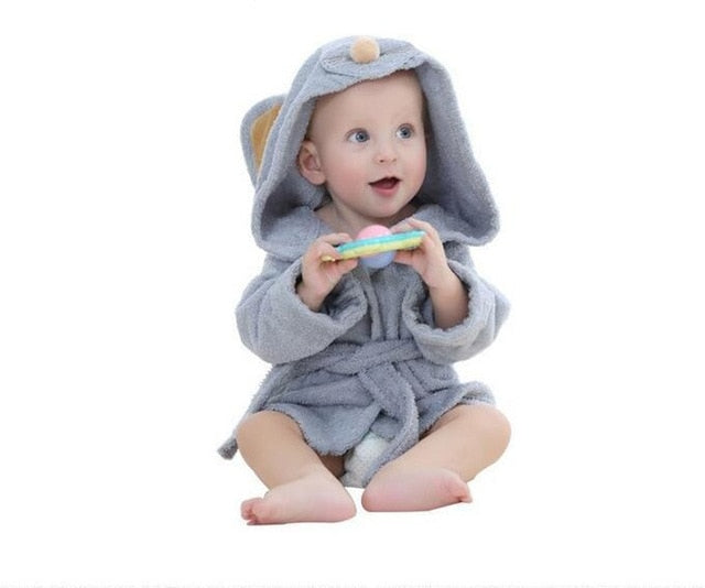 Weiches Kapuzenhandtuch für Kinder mit niedlichem Design