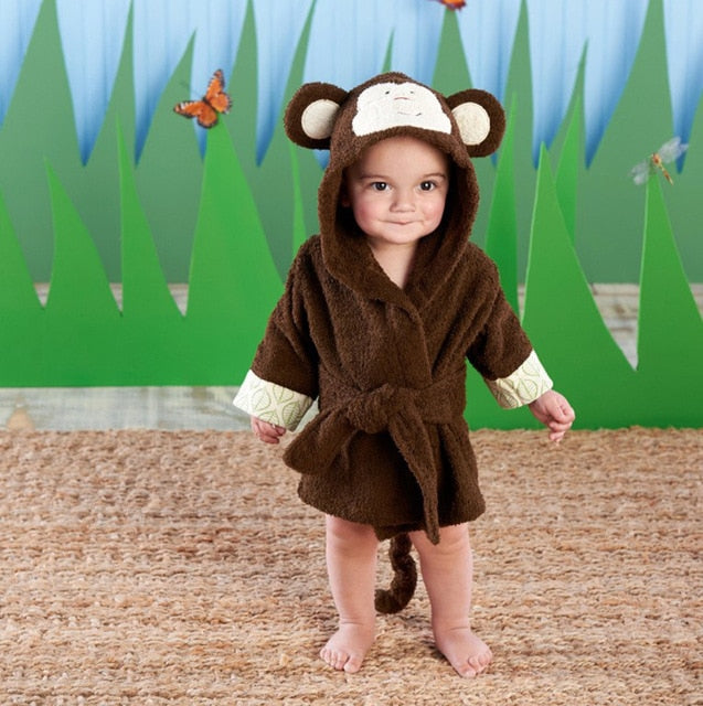 Weiches Kapuzenhandtuch für Kinder mit niedlichem Design
