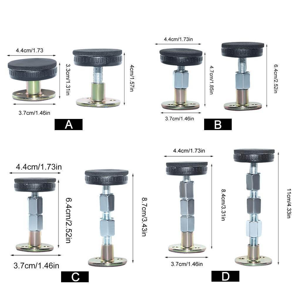 2er Set verstellbarer Bett-Stabilisator | StabiloGuard