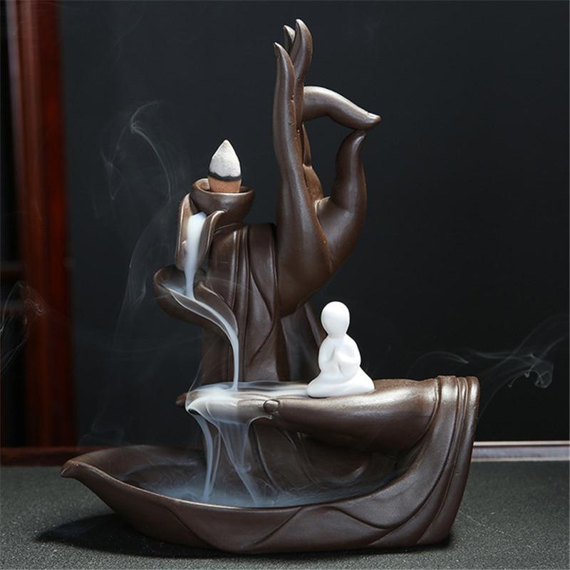 Räuchergefäß mit Buddha-Hand | ZenAura