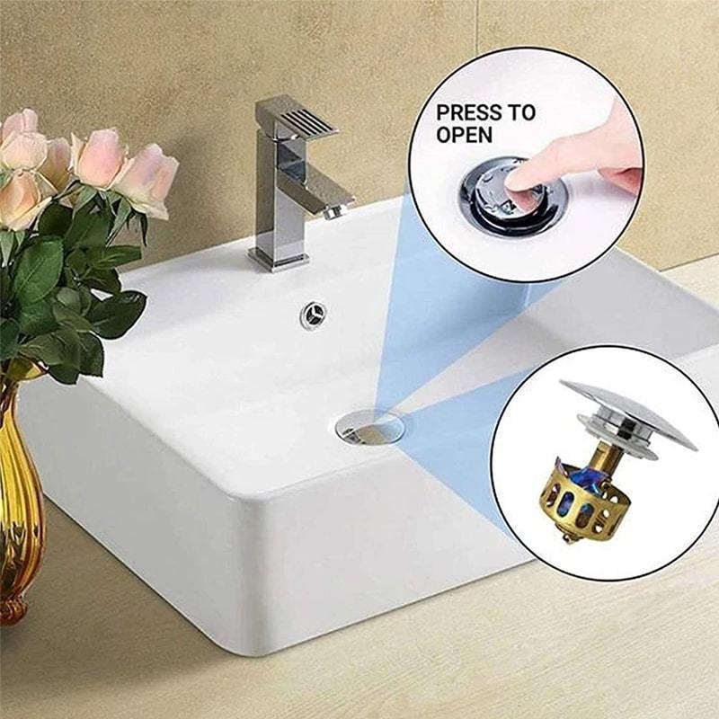 Bathroom Drain Stopper and Filter | AquaGuard