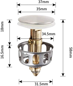 Bathroom Drain Stopper and Filter | AquaGuard