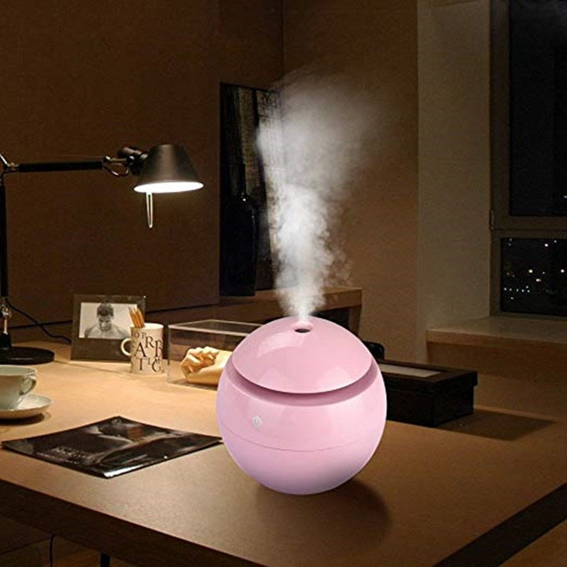 Colorful LED Ultrasonic Aroma Diffuser for Creative Room Scenting
