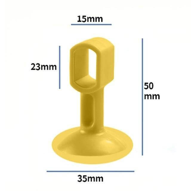 10er Set Silikon Türstopper
