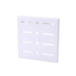 2er Set Wandmontierter Messerhalter in Pastellblau, Quadratisch