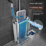 Easy Cleaning Wet Mop, Hands-Free Drying – Lazy Mop