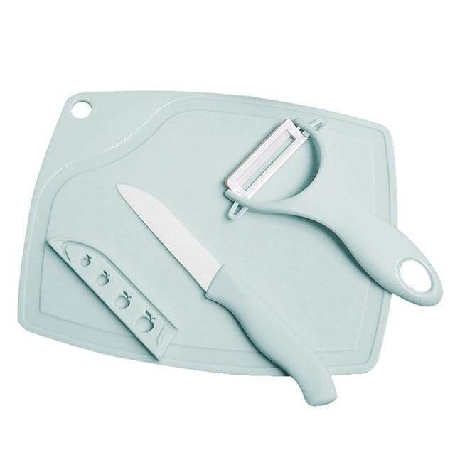 3-Piece Pastel Kitchen Knife Set