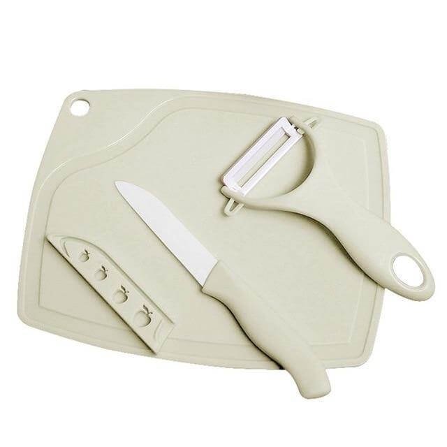 3-Piece Pastel Kitchen Knife Set