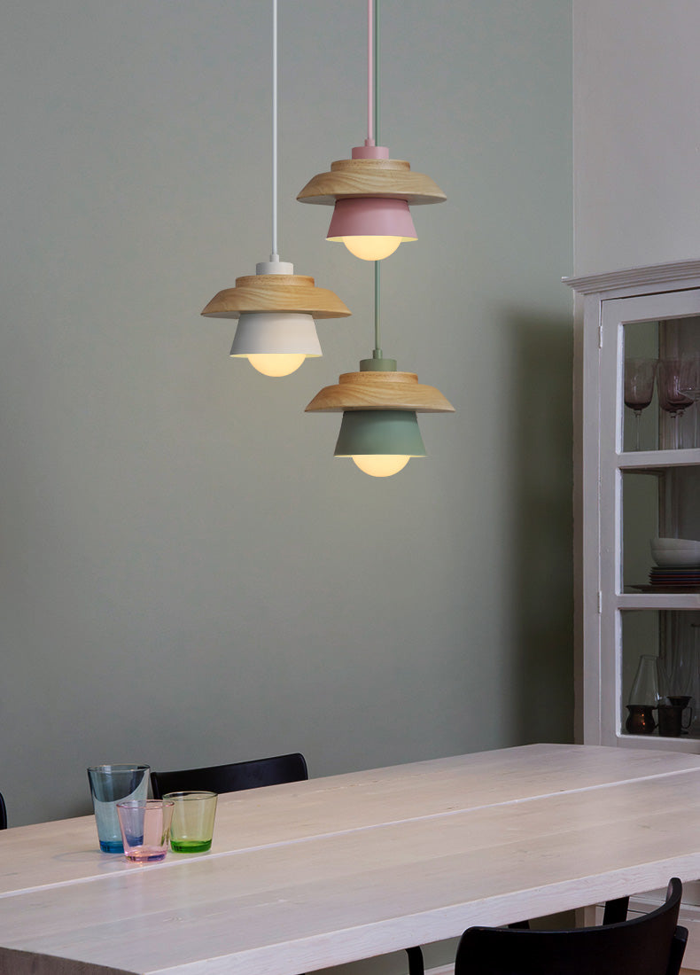 Scandinavian Wooden Pendant Lamp for Stylish Light