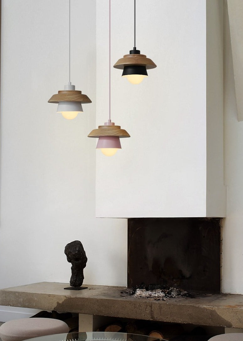 Scandinavian Wooden Pendant Lamp for Stylish Light