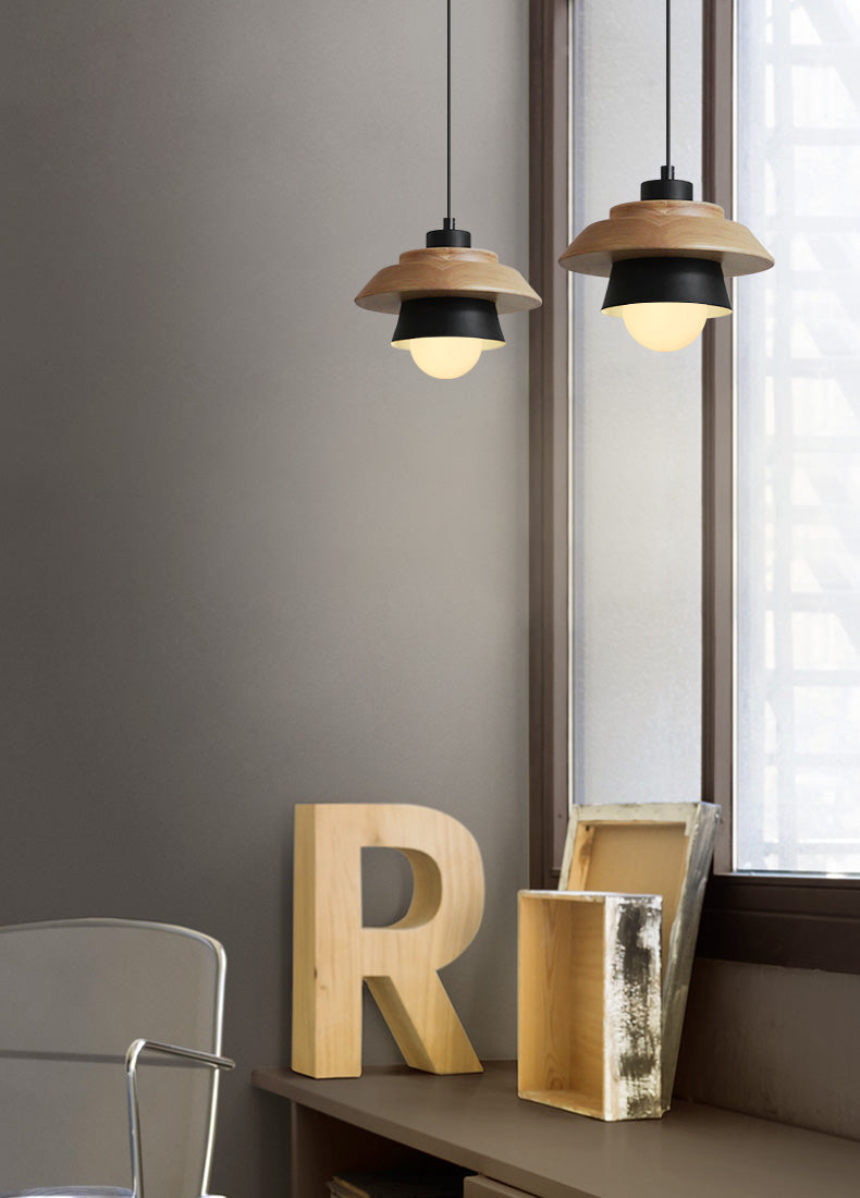Scandinavian Wooden Pendant Lamp for Stylish Light