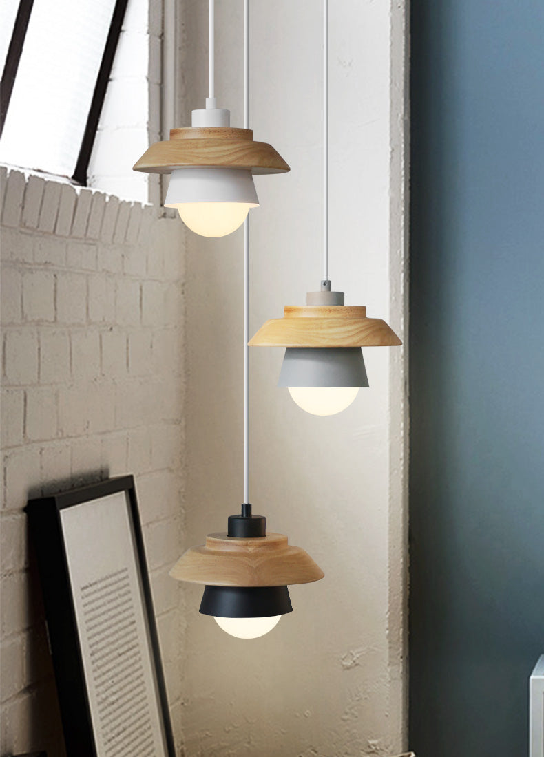 Scandinavian Wooden Pendant Lamp for Stylish Light