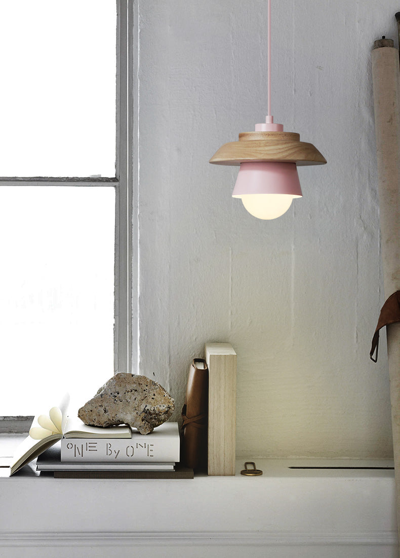 Scandinavian Wooden Pendant Lamp for Stylish Light
