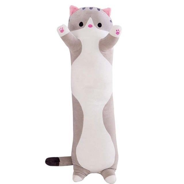 Plush Cat-shaped Pillow – Soft and long