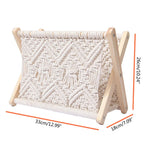 Stylish Foldable Magazine Holder Made of High-Quality Cotton