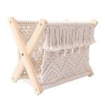Stylish Foldable Magazine Holder Made of High-Quality Cotton