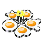 5 Piece Stainless Steel Egg Ring Pancake Molds