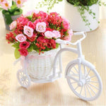 Bicycle Flower Basket Vase Decoration