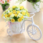 Bicycle Flower Basket Vase Decoration