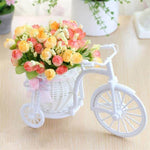 Bicycle Flower Basket Vase Decoration