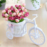 Bicycle Flower Basket Vase Decoration