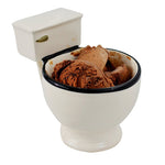 Funny toilet-design ceramic mug with handle