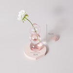 Modern Glass Jewelry Dish - Baby Pink