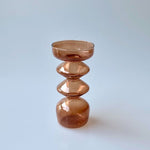 Modern Glass Chandelier - Brown
