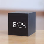 Square LED Alarm Clock with Versatile Functions