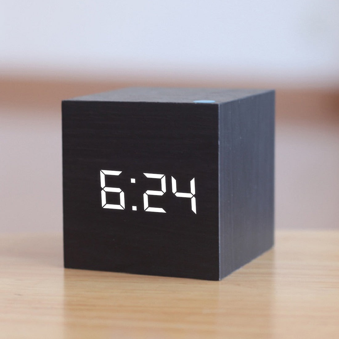 Square LED Alarm Clock with Versatile Functions