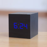 Square LED Alarm Clock with Versatile Functions