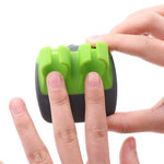 Vegetable and fruit peeler with double finger grip